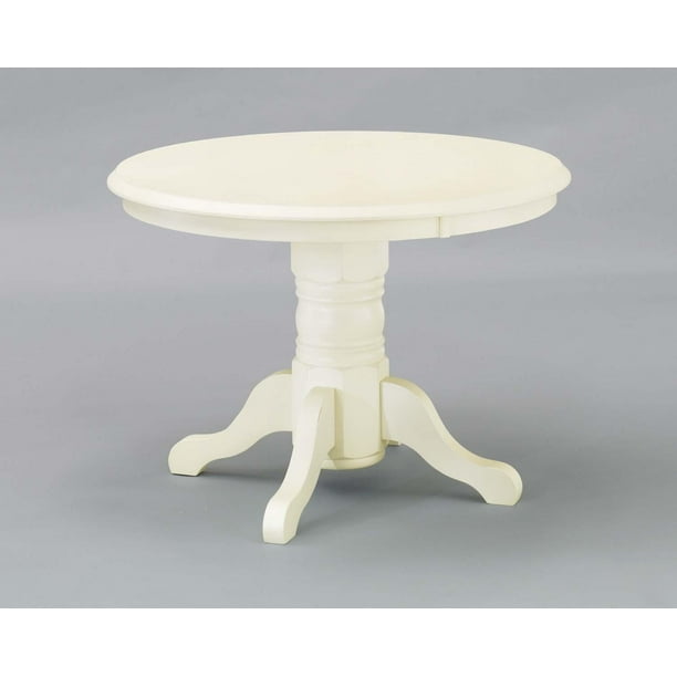 Homestyles Dining Table White Finish Com Homestyles Dining Table White Finish, 42 Round White Pedestal Table