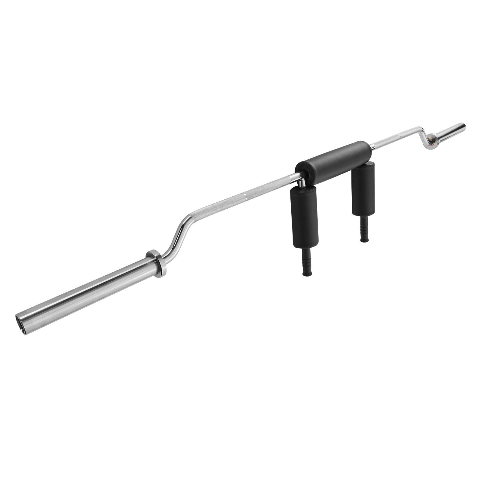 Safety Squat Bar 700 LBS - Fitness Squat Bar Attachment w/Pads - 28mm Olympic Bar for Front Squats, Lunges, Rehab & Physical Therapy