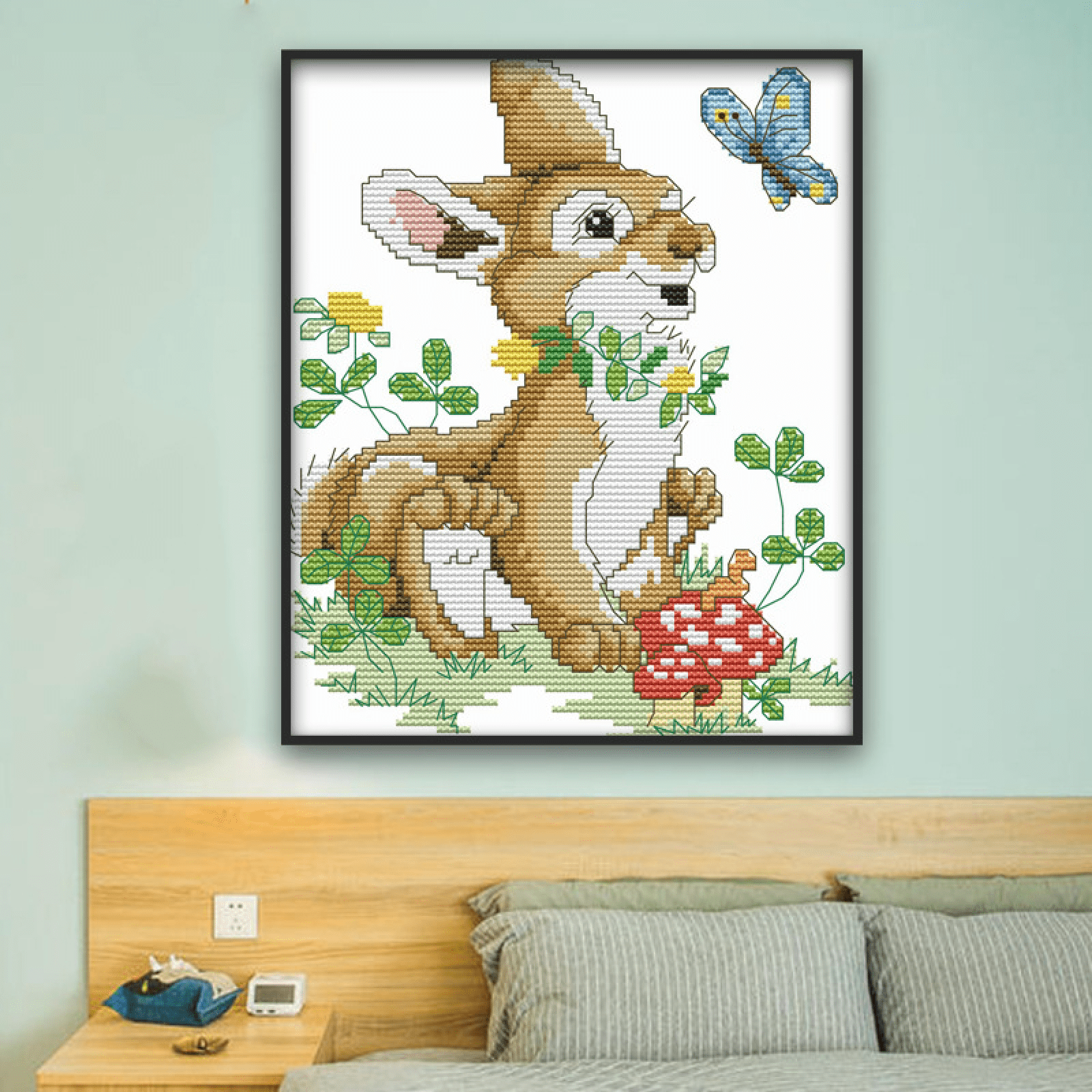 cRAFTILOO cats cross stitch kits for beginners. 5 stamped cross stitch kits  for kids.needlepoint kits