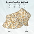 thumbnail image 6 of Balery Hippie Bee Honeycomb Sun Hats for Men Women Bucket Hat UPF 50+ Buckey Hat Boonie Hat Foldable UV Protection Hiking Beach Fishing Summer, 6 of 9