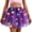 A-Purple516, variant on XIAOCHA Womens LED Light Up Tulle Tutu Skirt Elastic Waist Flashing Festive Party Skirts