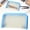 Blue*2, variant on Clear Pencil Case Pouch, Portable Zipper Pouch Bags, Multifunctional Organiser for Pen, Pencil, Stationery Storage, Water Durability Travel Office Home Accessories, Pink