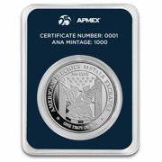 1 oz Silver Round - APMEX 25th Anniversary (OKC ANA TEP)