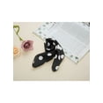 thumbnail image 2 of INSPIRE CHIC 50cm 1950s Vintage Retro Polka Dots Square Scarf Head Neck Scarves Kerchief Neckerchief Black with Buckle 50*50 cm/19.69*19.69 inches(L*W), 2 of 5