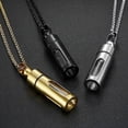 thumbnail image 4 of Personalize Cylinder Urn Necklace for Ashes Clear Tube Vial Pendant Perfume Bottle Necklace Keepsake Memorial Jewelry, 4 of 5