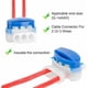 thumbnail image 3 of Conectores de cables rellenos de gel de resina a prueba de agua, juego de 30 piezas para cortadoras de césped y jardines robóticos para exteriores, terminales de conexión segura, 3 of 5