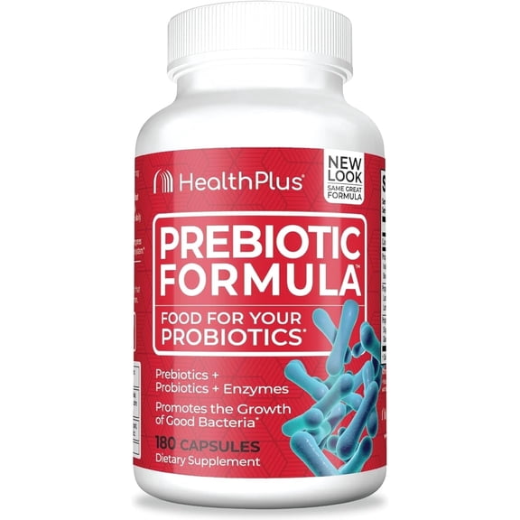 Health Plus Prebiotic Formula, 180 Capsules, 60 Servings