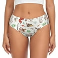 thumbnail image 1 of Fotbe Cute Little Animals Calzones Estampados para Mujer – Ropa Interior de Algodón, Cómoda, Suave y Elástica-Small, 1 of 6