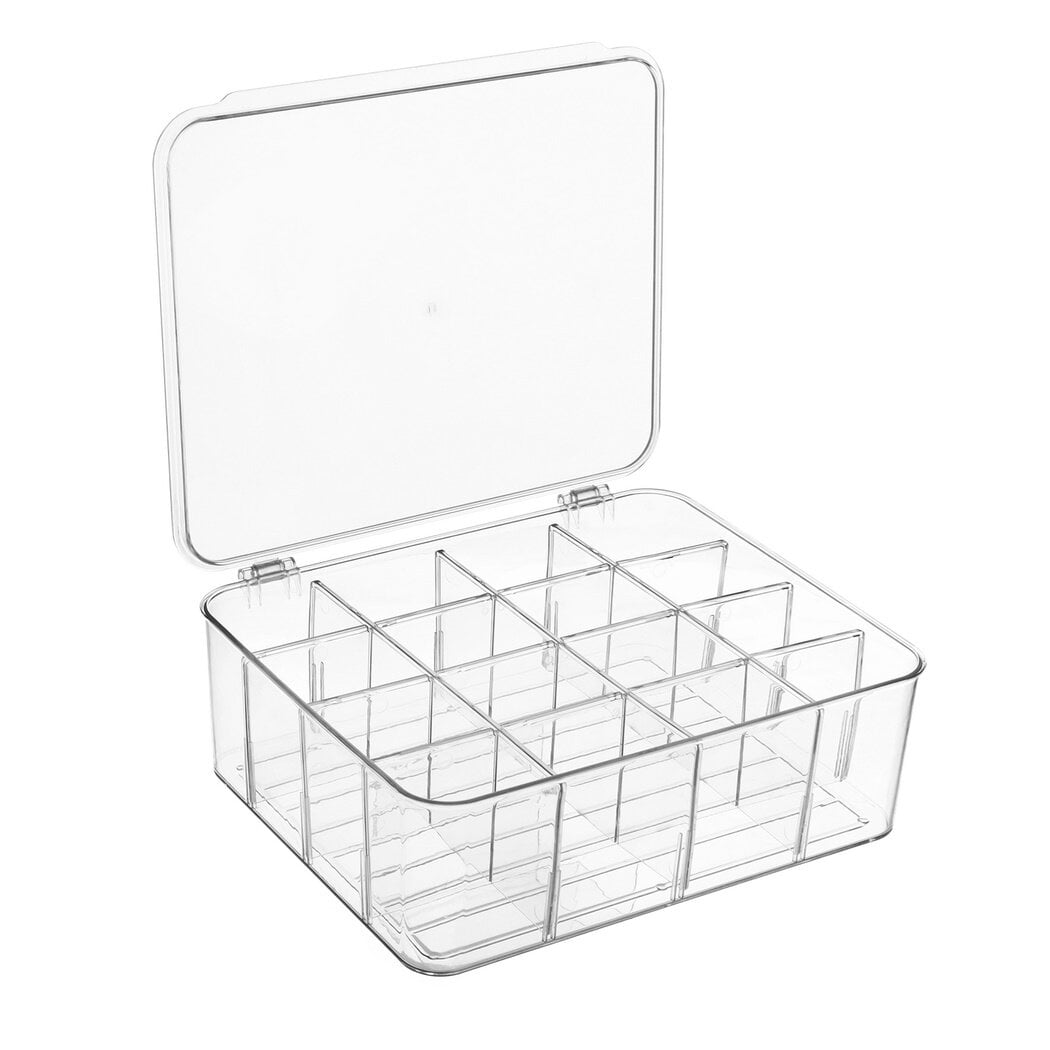 tie storage box with lid