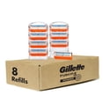 thumbnail image 2 of Repuestos de cuchillas de afeitar Gillette Fusion Power para hombre, 8 unidades, 2 of 17