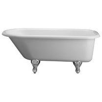 BarclayAnthea Dbl Acrylic Roll Top WH