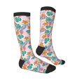 thumbnail image 3 of Fotbe Tropical Plants print Women's Men's Novelty Crew Socks Cotton Socks Knee High Socks for Walking,Running,Nurses,Pregnancy, 3 of 8