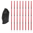 thumbnail image 5 of AMLESO Soccer Training Agility Poles, Soccer Training Sticks Football Practice Poles for Practice, Baseball, Improve Agility Balance Red, 5 of 10