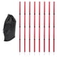 thumbnail image 5 of Palos de entrenamiento de fútbol ajustables Colamx Rojo, 5 of 8