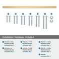 thumbnail image 2 of Amerock Cyprus 18 inch (457mm) Center-to-Center Champagne Bronze Appliance Pull, 2 of 4