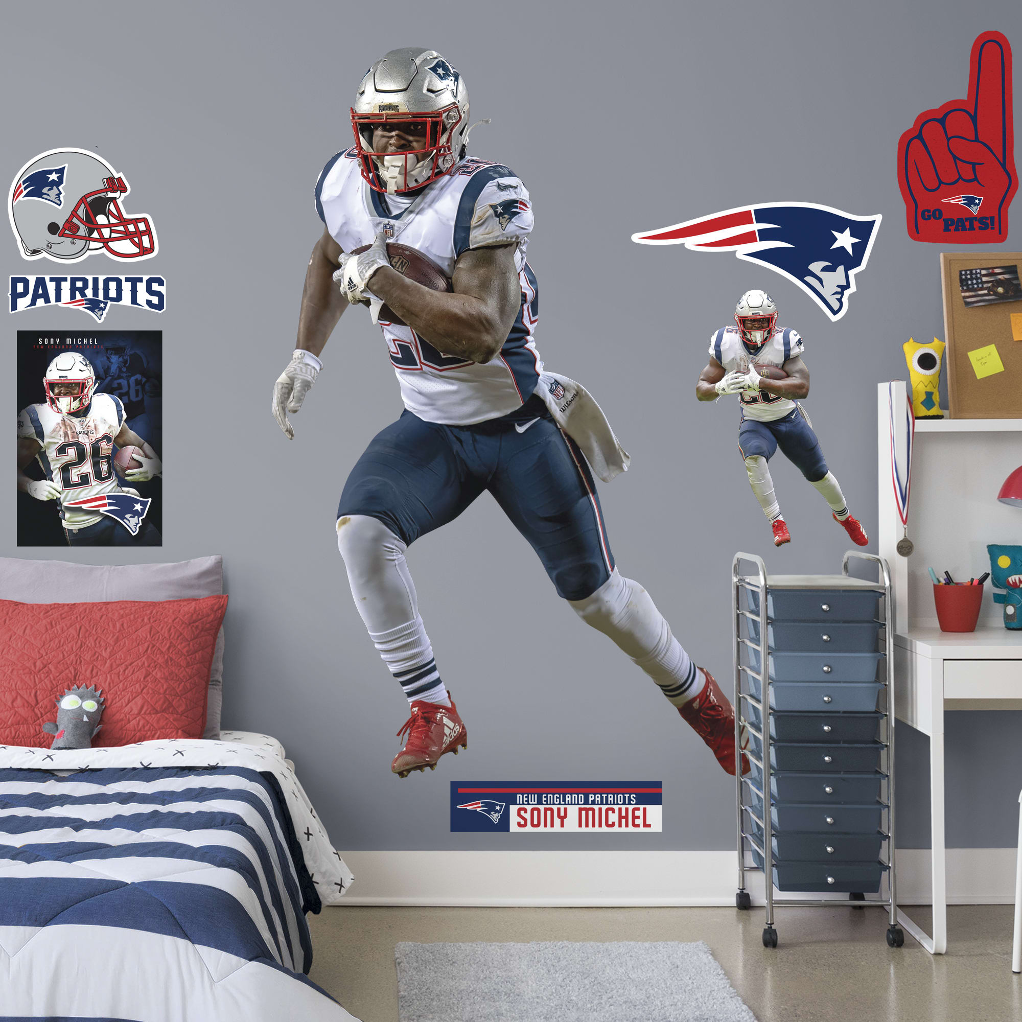 New England Patriots: Helmet - Officially Licensed NFL Outdoor Graphic –  Fathead