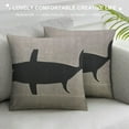 thumbnail image 3 of PIKWEEK  Whale Pillow Cover Decorative Pillowcase Sea Life Nautical Decor Sofa Couch Bed Throw Cushion Cover Decoration, 3 of 5