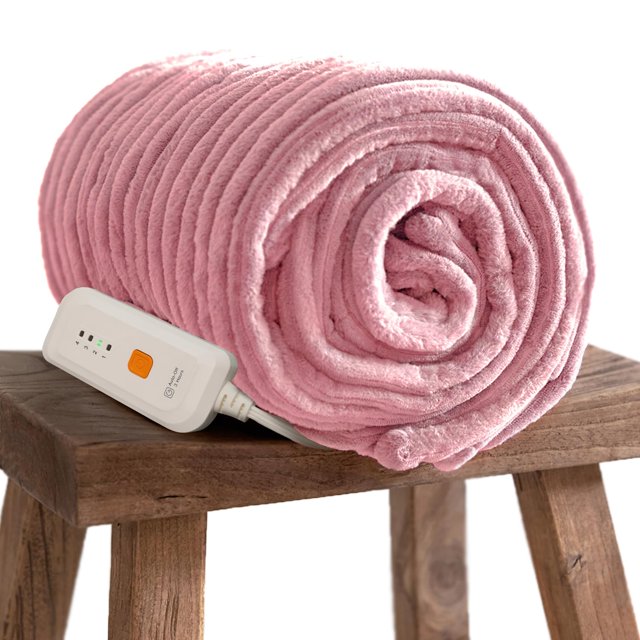 Manta térmica GOTCOZY eléctrica 130 x 150 cm, color rosa