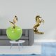 thumbnail image 2 of Escultura de fruta de cerámica, figura decorativa para cafetería, estudio, vacaciones, estatua de caballo de pie hecha a mano, decoración de mesa para, 2 of 8
