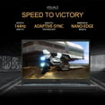 thumbnail image 6 of ASUS TUF 17.3" FHD 144Hz IPS-Type Gaming Laptop, 11th Gen Intel Core i5-11400H, NVIDIA GeForce RTX 3050 4GB, 8GB RAM, 512GB PCIe SSD, Backlit Keyboard, Win 11 Home, 128GB Hotface Extension Set, 6 of 9