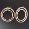 thumbnail image 3 of Juego de 4 aros de bordar ovalados y redondos para punto de cruz, colgantes circulares para manualidades y creación de joyas. C, 3 of 6