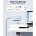thumbnail image 5 of ORICO 10-in-1 Desktop Power Strip, Upgraded USB C Charging Station with GaN Technology, 6 AC Outlets, 4 USB Ports (2 USB C, 20W PD), Surge Protector, Flat Plug, 5 Colors – For Home Office Dorm(15FT), 5 of 7