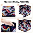thumbnail image 4 of Robot Unicorn Attack Foldable Storage Bins with Handle, 10.8"x10.5"x10.6", Large Capacity, Storage Baskets, Storage Basket, Storage Cubes, 4 of 6