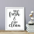 thumbnail image 2 of So Fresh & So Clean, Watercolor 11 x 14 White FRAMED Print Wall Art, 2 of 3