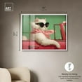 thumbnail image 4 of Glamorous Ride Shadowbox Print Cats Art by Art Remedy, White Frame, 45 x 36, 4 of 6