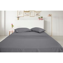 Greeny Green Luxury 1800 Bamboo Ultra Soft Sheet Set – Wrinkle Free, Deep Pocket, Machine Washable, Hypoallergenic, Fade Resistant Bedding Set - 4 Piece Set (Full, Gray)