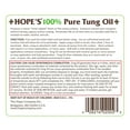 HOPE'S 100 Pure Tung Oil, Food Safe, Premium Waterproof Natural Wood