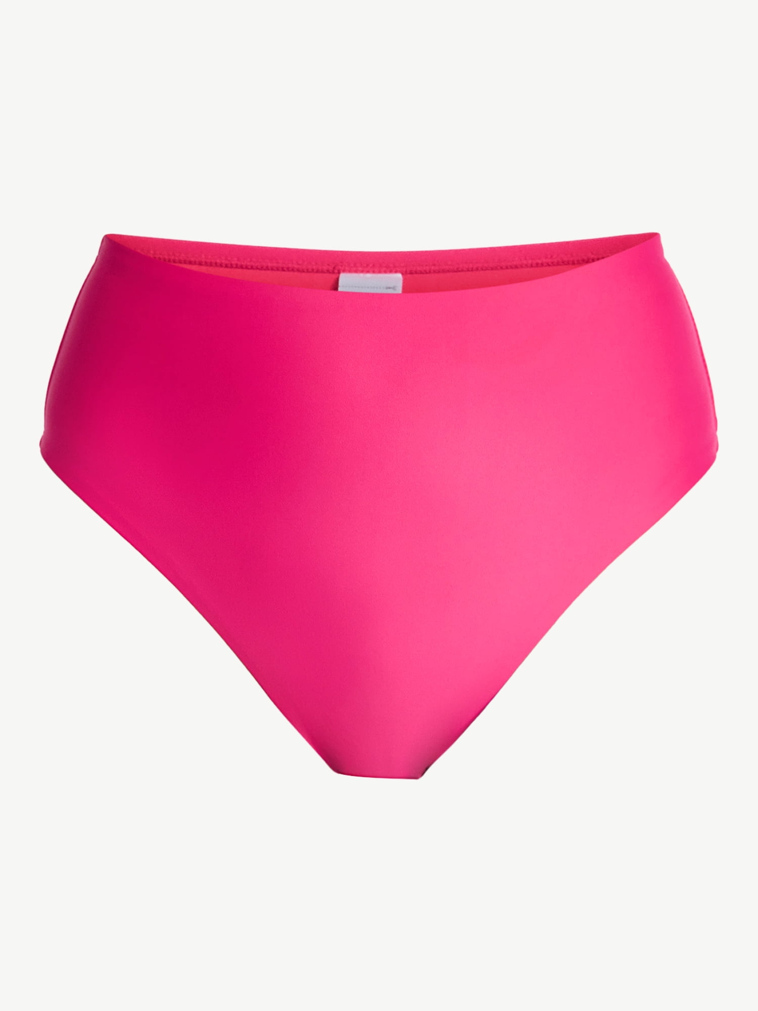 Time and Tru Women's and Women's Plus Size High Rise Bikini Bottoms, Sizes XS-3X
