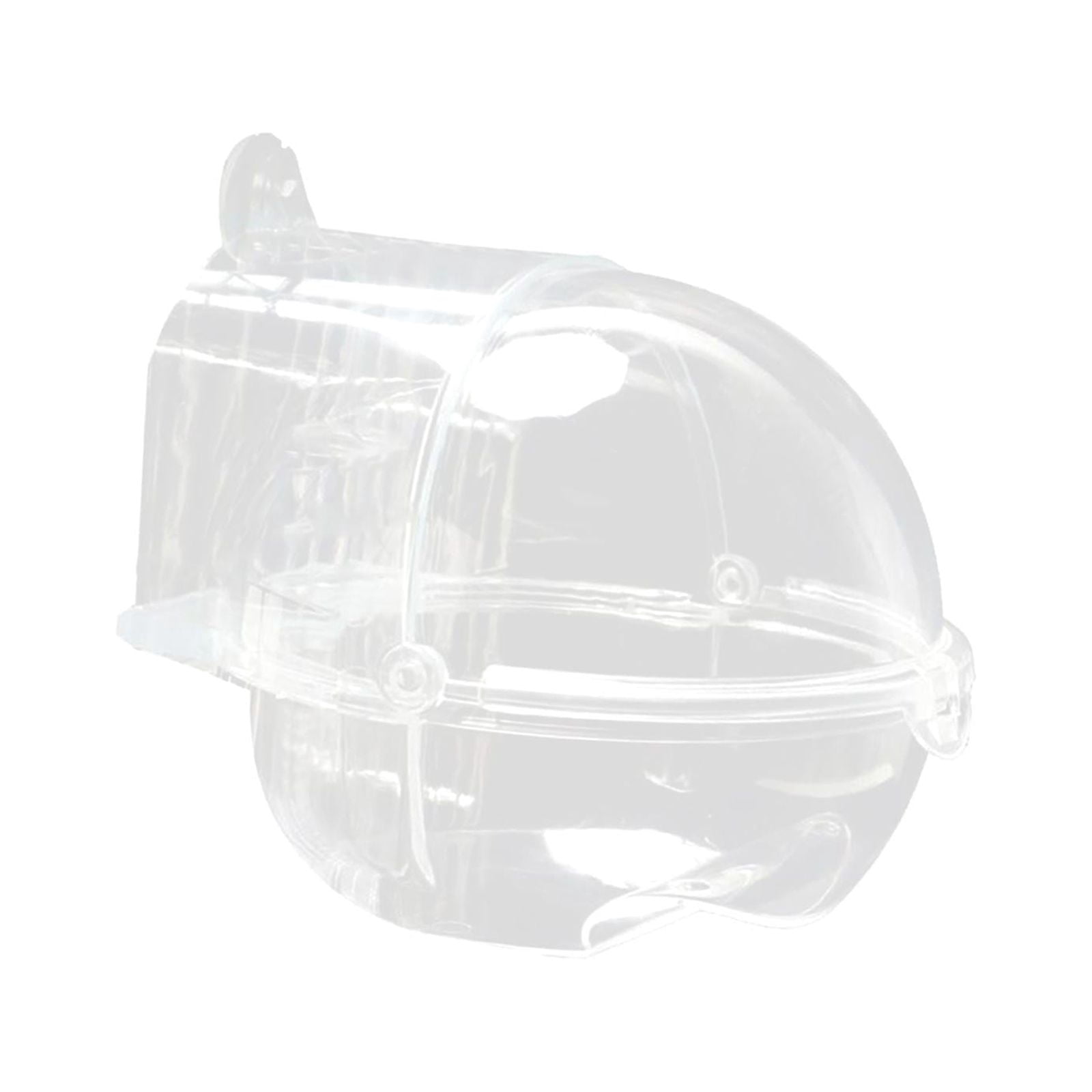 Clear Bird Bath Box Bird Bathing Tub Removable Tray Reusable Bird Bath Bowl