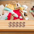thumbnail image 4 of BUYISI 20 Wooden Buttons In Natural Wood Color Perfect For Clothing And Handmade Items 15Mm, 4 of 5
