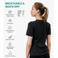 thumbnail image 2 of Merino.tech Women's Short Sleeve T-Shirt - Merino Wool Tee with Merino Sox Included, Arctic - S, 2 of 7