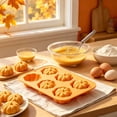 thumbnail image 5 of Dmlowu Thanksgiving Fall Silicone Molds, 6 Cavity Pumpkin Maple Leaf Mini Muffin Pan, Food Grade Holiday Baking Essentials for Chocolate Candy Pie Dessert, 5 of 6