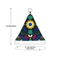 thumbnail image 3 of Salouo Colorful Mexican Flower for Christmas Hat for Kids Xmas Holiday Hat Santa Hat for Boys & Girls Festive Headwear Accessories Fit for Christmas/ New Year/Holiday/Party, 3 of 6
