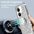thumbnail image 4 of for Motorola Moto Edge 5G 2024 Phone Case (6.6-inch) with Ring Stand Lanyard Girls Women Cute Soft TPU Glitter Shockproof Protection Cover - Silver, 4 of 7
