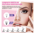 thumbnail image 2 of Extensiones Pestañas Diy, Kit De Racimos De Pestañas Mixto Xtellar rosa, 2 of 3