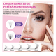 thumbnail image 2 of Extensiones Pestañas Diy, Kit De Racimos De Pestañas Mixto Xtellar rosa, 2 of 3