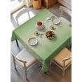 thumbnail image 6 of Spring Green Ombre Table Cloth, Modern Gradient Abstract Art Waterproof Tablecloth for Square Tables, Reusable Washable Fabric Table Cover for Restaurant Kitchen Dining Tables 54"x54", 6 of 6