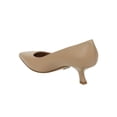 thumbnail image 3 of Sergio Levantesi Nude Leather Decollete Pumps With Pointed Toe Brown (Women's), 3 of 4