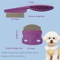 thumbnail image 3 of UYGDUY-2 Pack Professional Pets Eye Combs,Pets Grooming Comb Kit,Stainless Steel Tear Stain Remover for Cats & Dogs,Flea Lice Comb,Gentle Curved Comb Teeth,Precisely Removes Stains (Pet comb set), 3 of 4