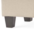 thumbnail image 6 of Home Decor, Modern Upholstered Square Ottoman for Living Room & Bedroom, Decorative Home Furniture, Beige, 6 of 7