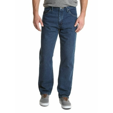 Mens Jeans 42X30 Regular Fit Mid Rise Straight Leg 42 - Walmart.com