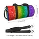 thumbnail image 2 of Fotbe Glitter Rainbow Bolsa Deportiva de Lona Plegable con Estampado, Bolsa de Gimnasio con Bolsillo Seco/Húmedo, Bolsa de Viaje Ultraligera de Gran Capacidad, 2 of 6