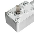 thumbnail image 5 of DC 12V 9RPM High Torque Turbine Worm Gear Box Reduction Motor Silver Tone, 5 of 7