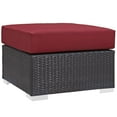 thumbnail image 5 of Modway Convene 3 Piece Outdoor Patio Sofa Set in Espresso Red, 5 of 7