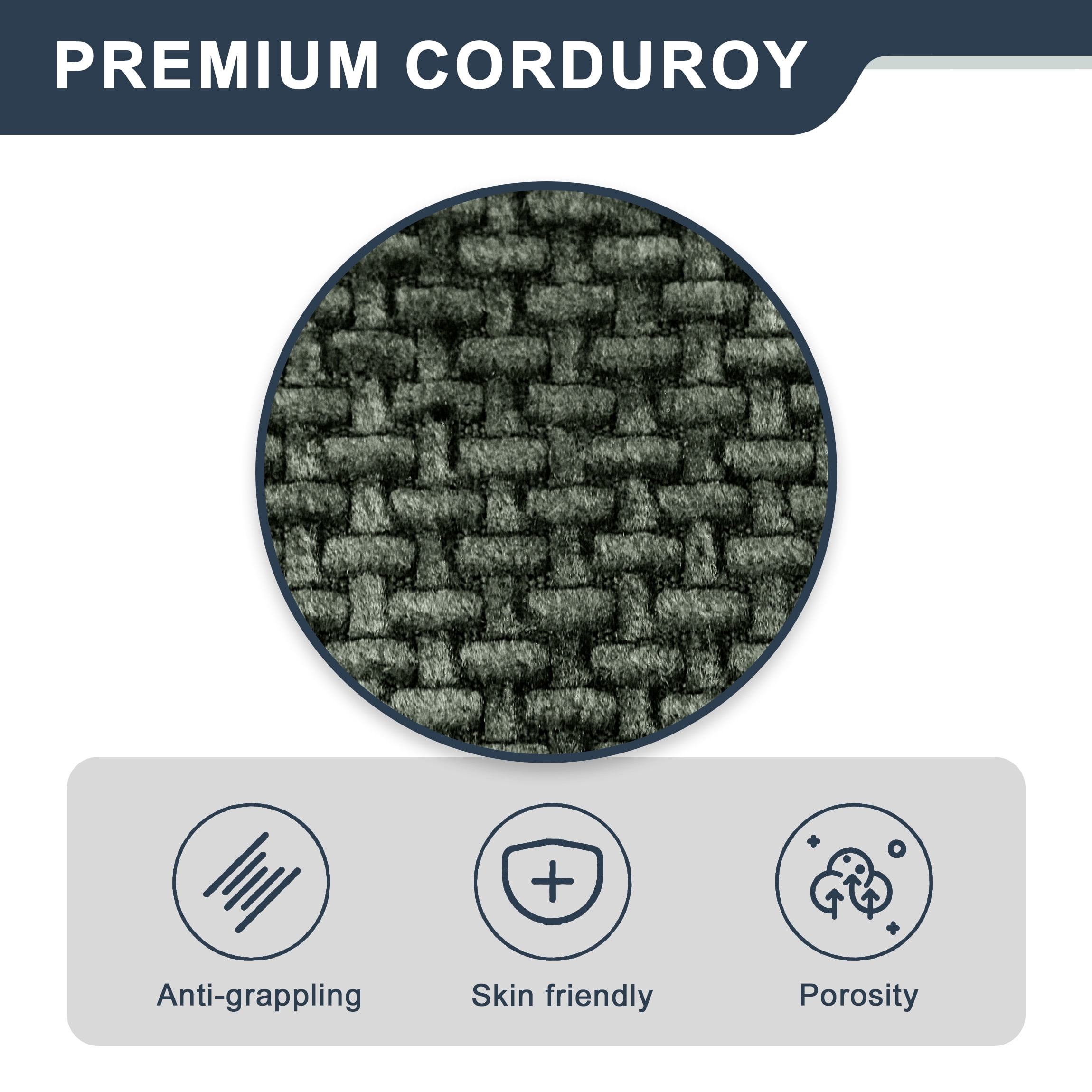 SEENYOO 110.24" U-Shaped Couch, Cloud Modular Sectional Sofa with Chenille Fabric, 4-Seat Comfy Couch for Living Room, Black-Gray