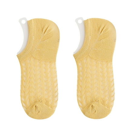 

Fsqjgq Women s Tube Socks Women s Mesh Socks Breathable Boat Socks Summer Cool Socks Short Socks Slip Comfortable Low Cut Sock Mens Low Cut Socks Size Polyester Yellow